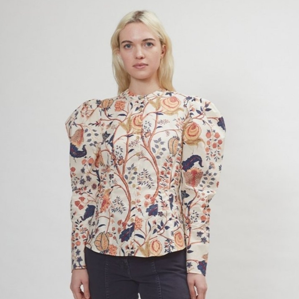 Ulla Johnson Harriet Blouse in Daisy, VGUC, Size 8 - Picture 1 of 9